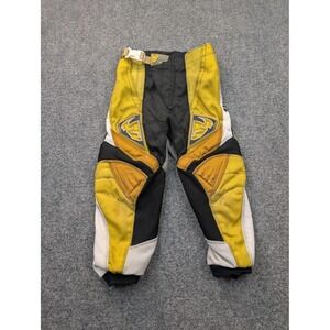 Thor MX Phase Youth 8 Motocross Pants Yellow Black‎ White Padded Off Road Racing
